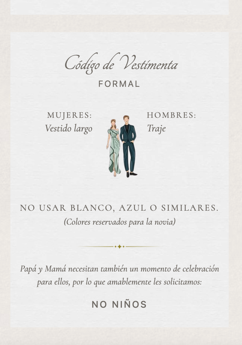 Invitación de Boda Elegance Oro Clásica